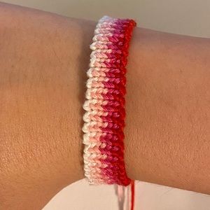 Knitted bracelet